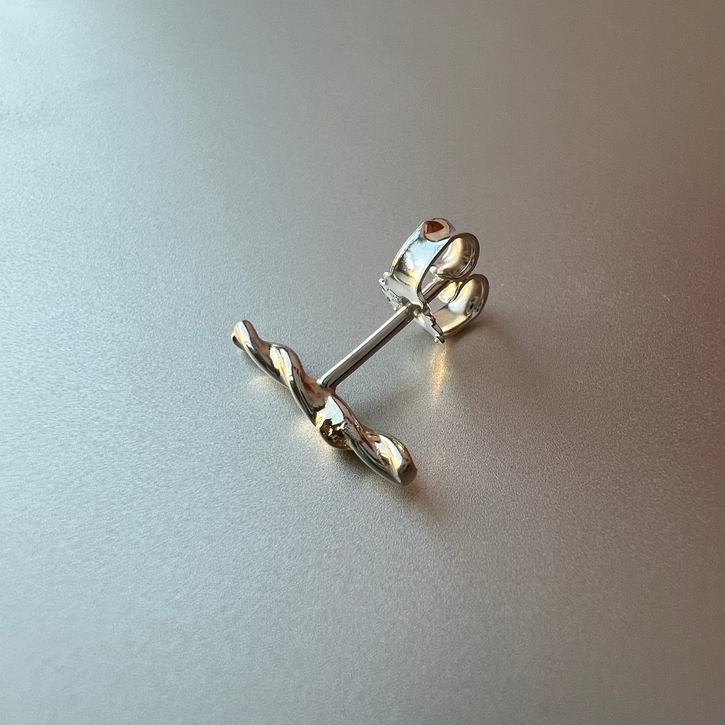 Twist Earring with Ball